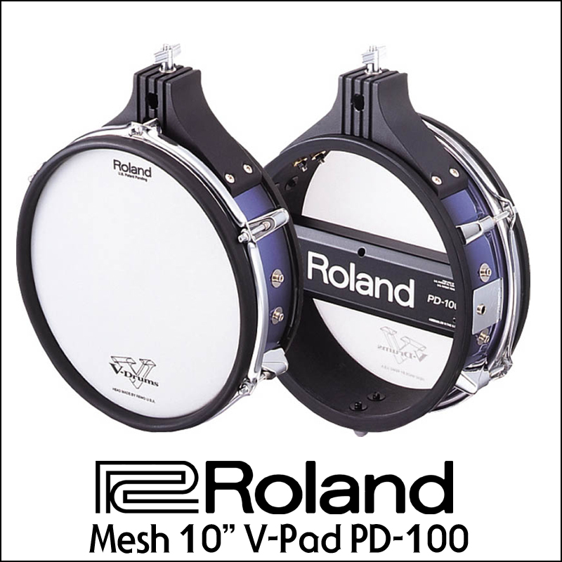 [파격할인!] Roland Meshhead Single Trigger V-Pad PD-100 (10인치 3가지 색상)